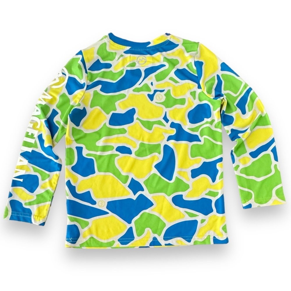 NWOT Magellan Outdoors Boys' Mallard Camo Long Sleeve T-shirt  XL(14-16)